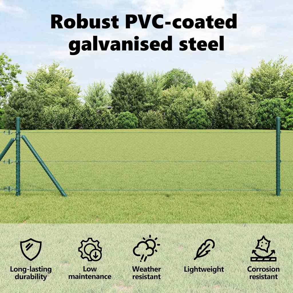Hexagon Fence Green 1.2 x 50 m PVC