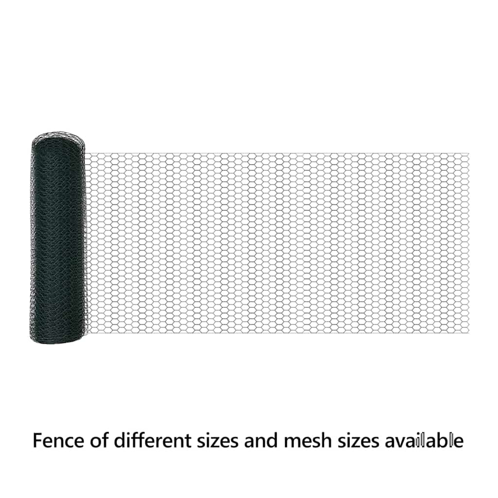 Hexagon Fence Green 0.5 x 100 m PVC