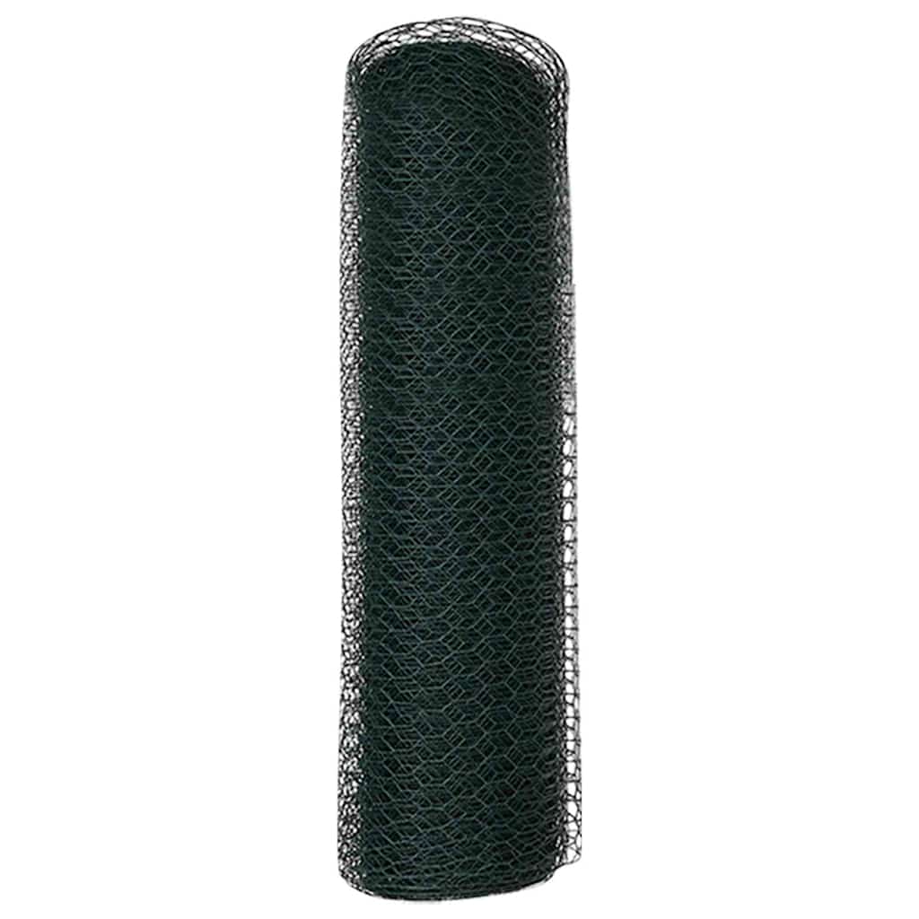 Hexagon Fence Green 0.5 x 100 m PVC