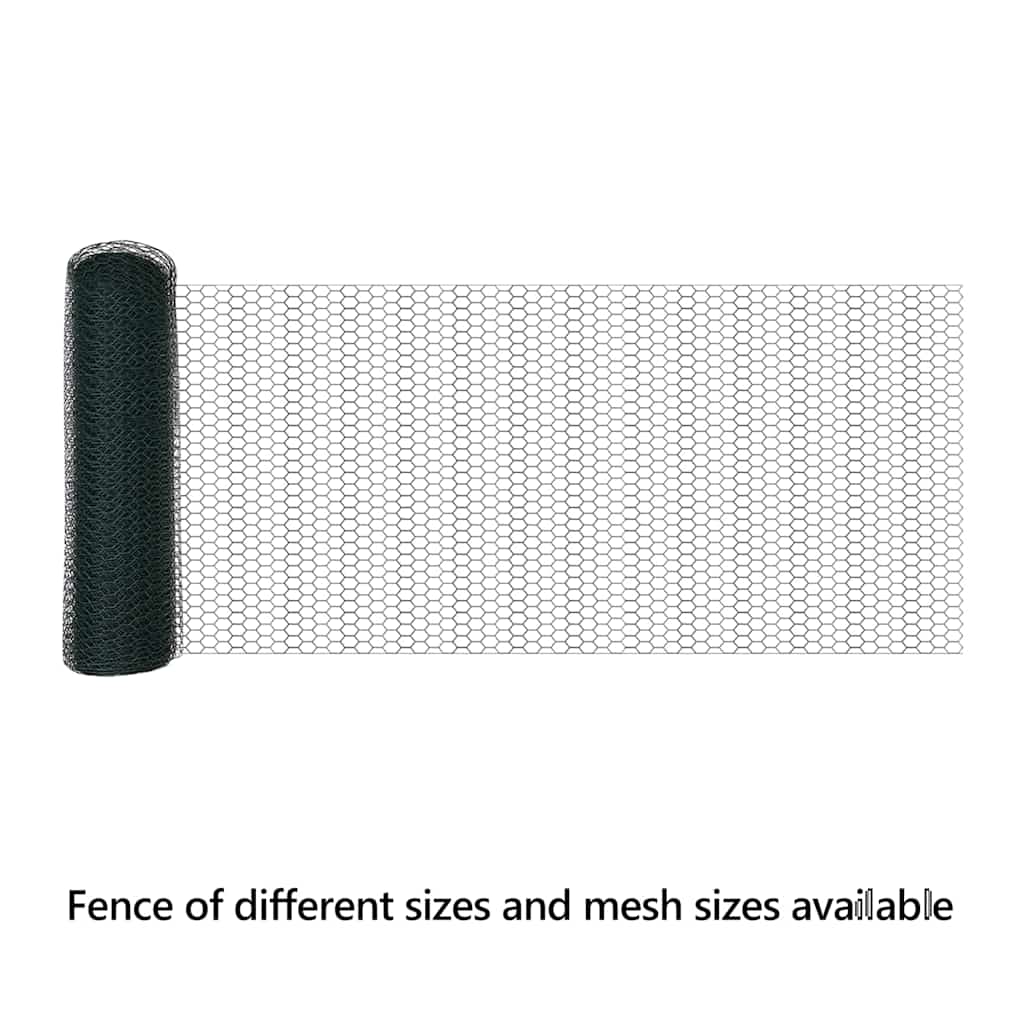 Hexagon Fence Green 0.6 x 100 m PVC