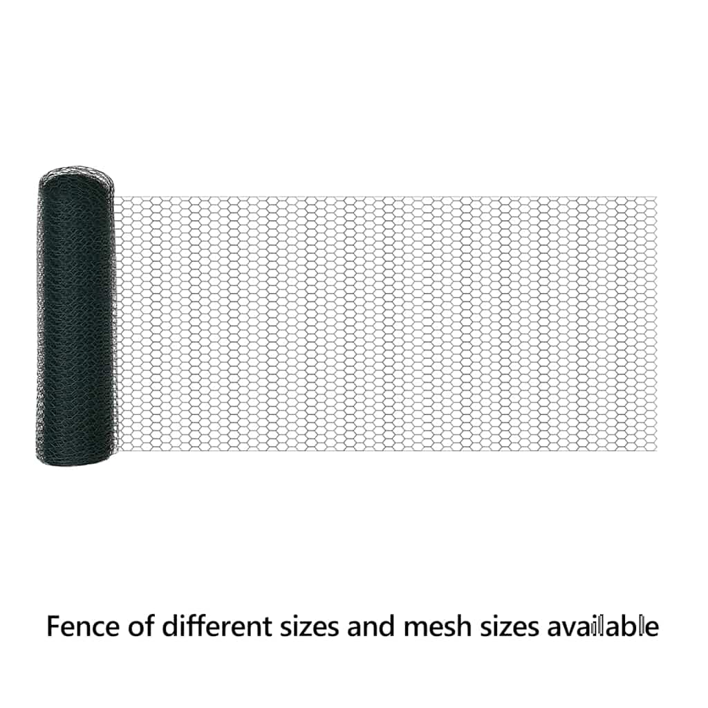 Hexagon Fence Green 0.8 x 100 m PVC
