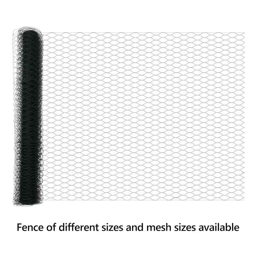 Hexagon Fence Green 1 x 100 m PVC