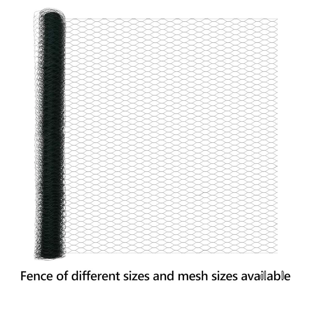 Hexagon Fence Green 1.5 x 100 m PVC