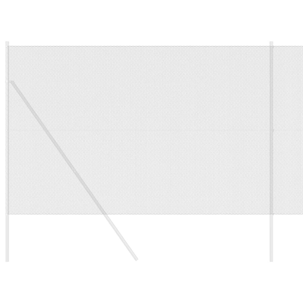 Hexagon Fence Grey 1.6 x 10 m PVC