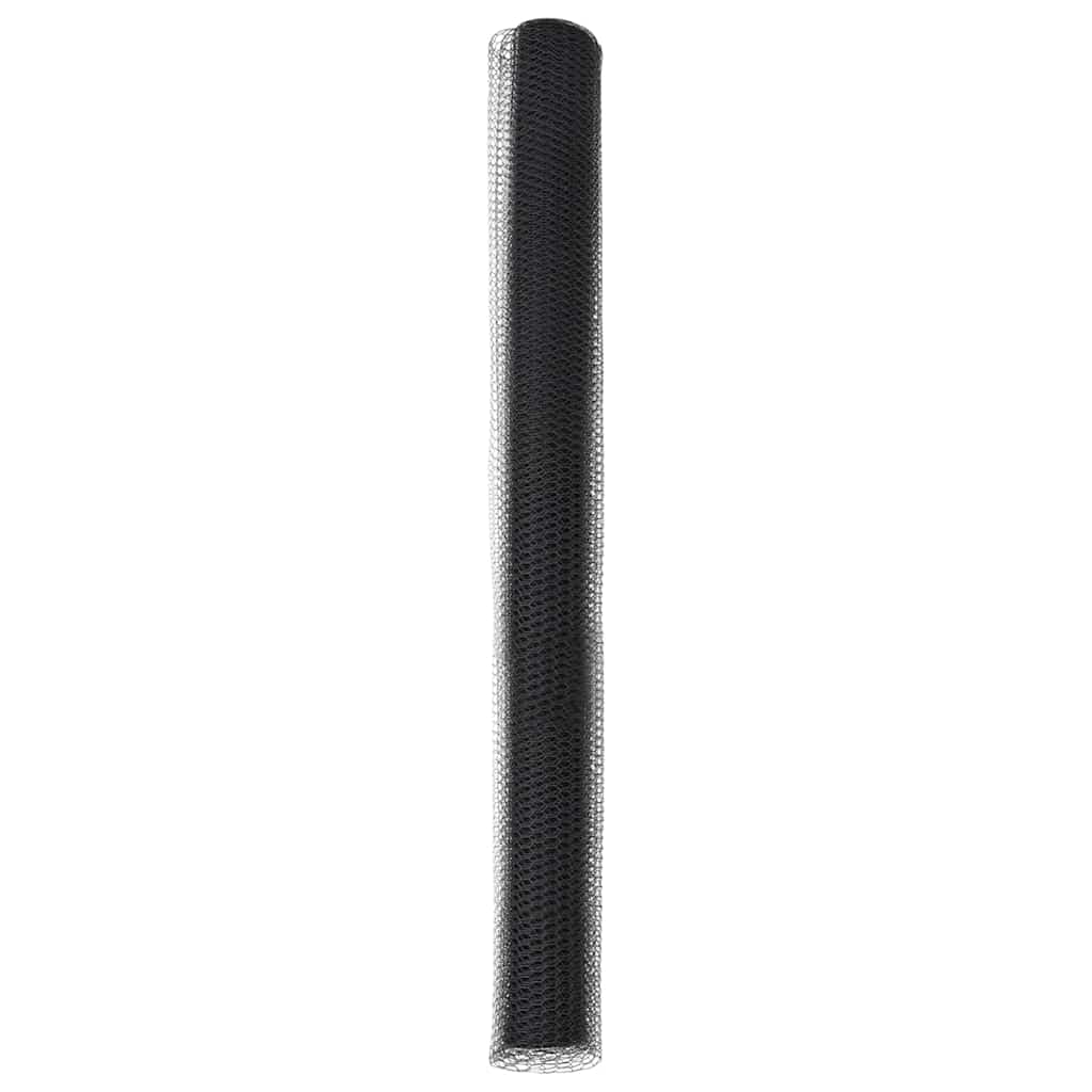 Hexagon Fence Grey 1.6 x 50 m PVC