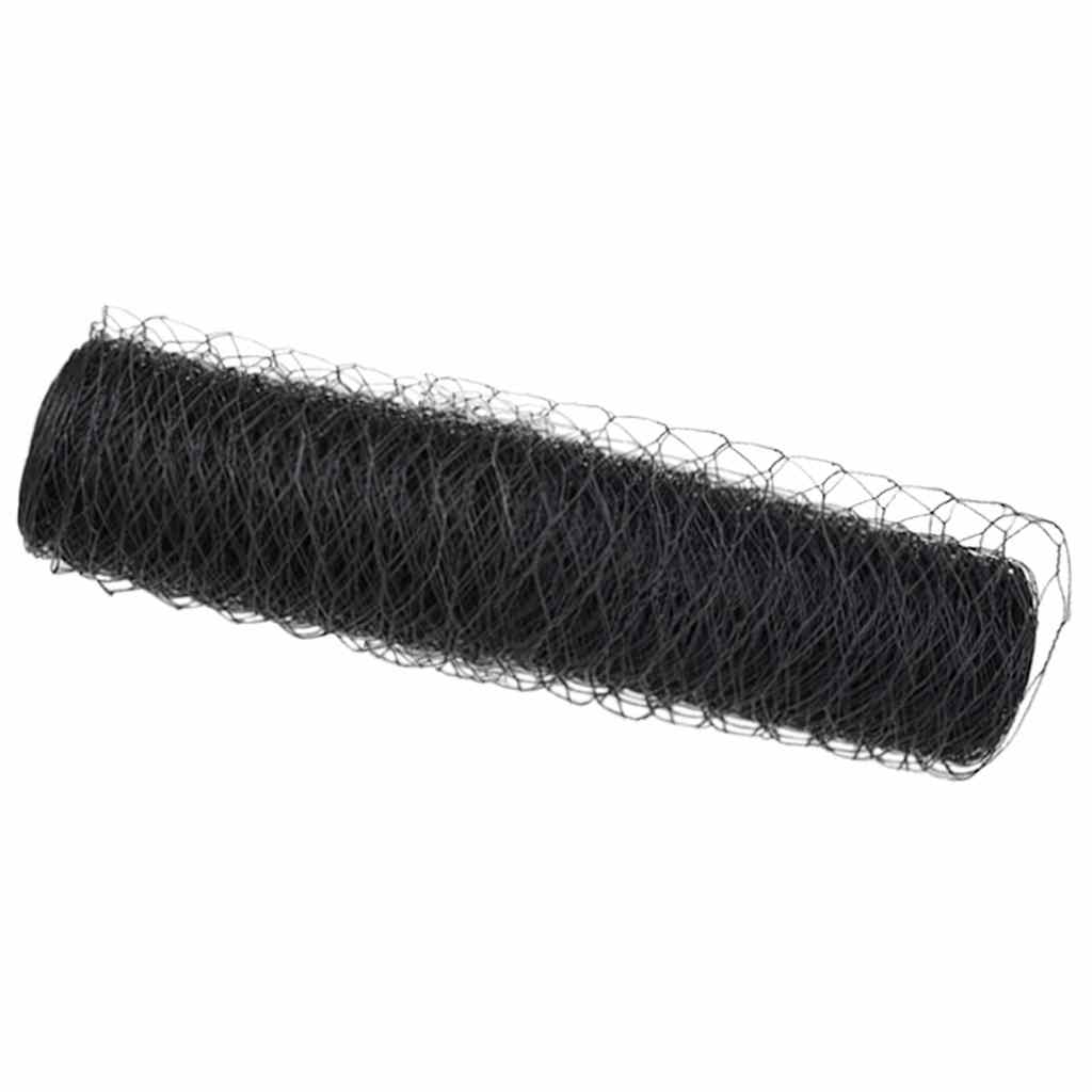Hexagon Fence Grey 0.5 x 100 m PVC