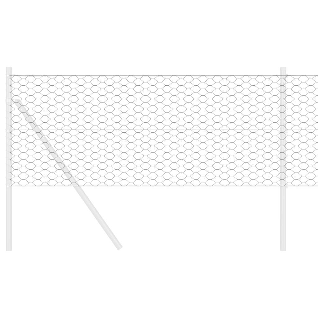 Hexagon Fence Grey 0.5 x 100 m PVC