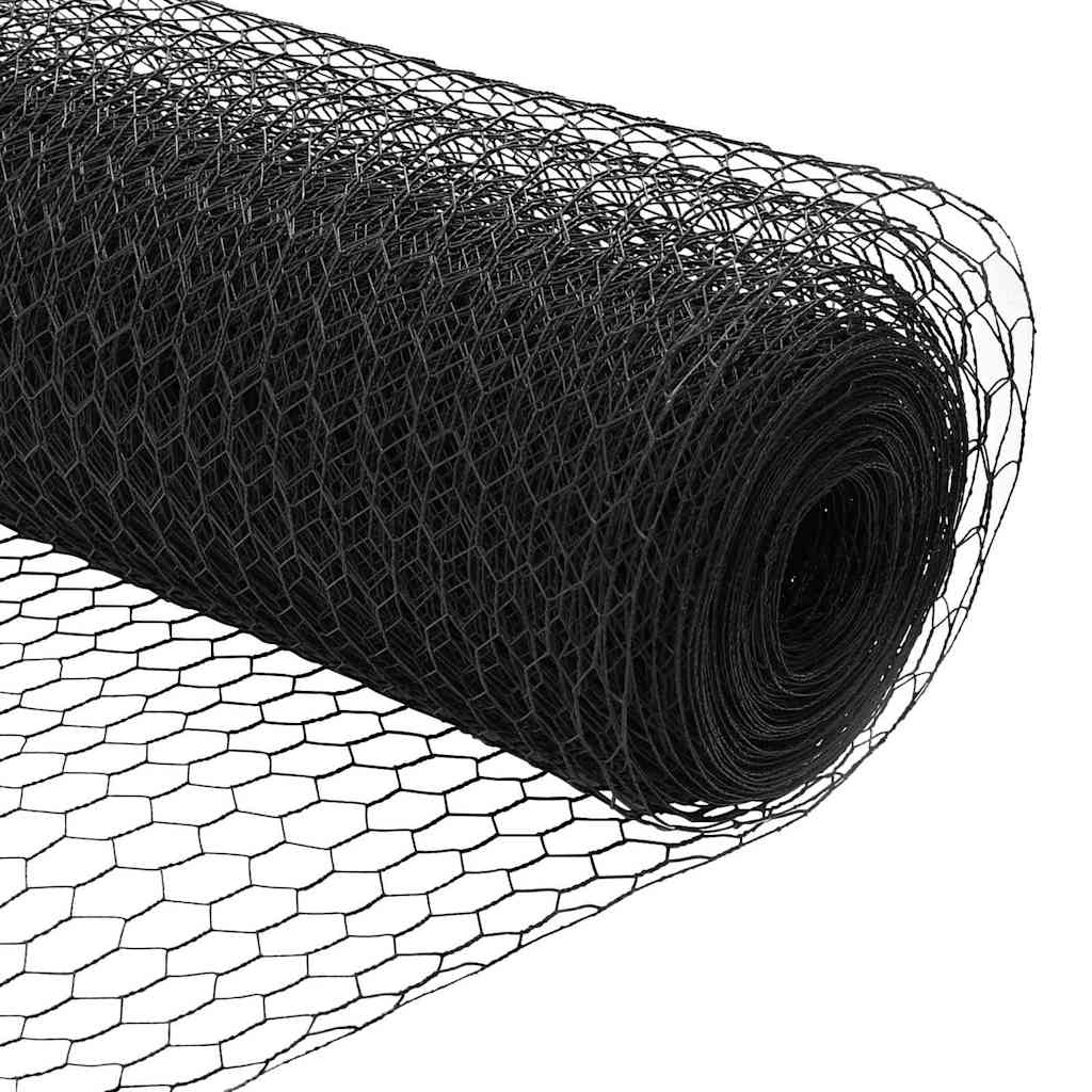 Hexagon Fence Grey 0.6 x 100 m PVC