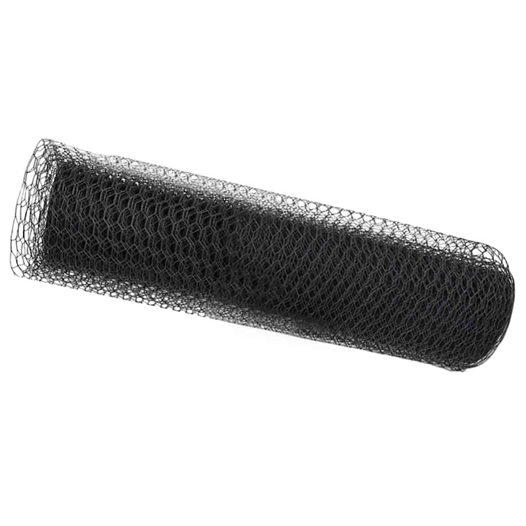 Hexagon Fence Grey 0.6 x 100 m PVC