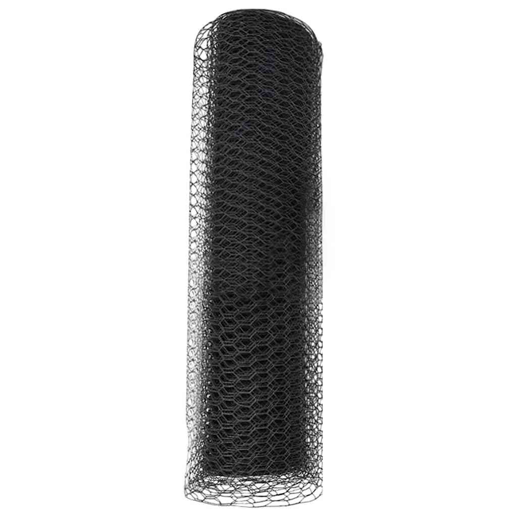 Hexagon Fence Grey 0.6 x 100 m PVC