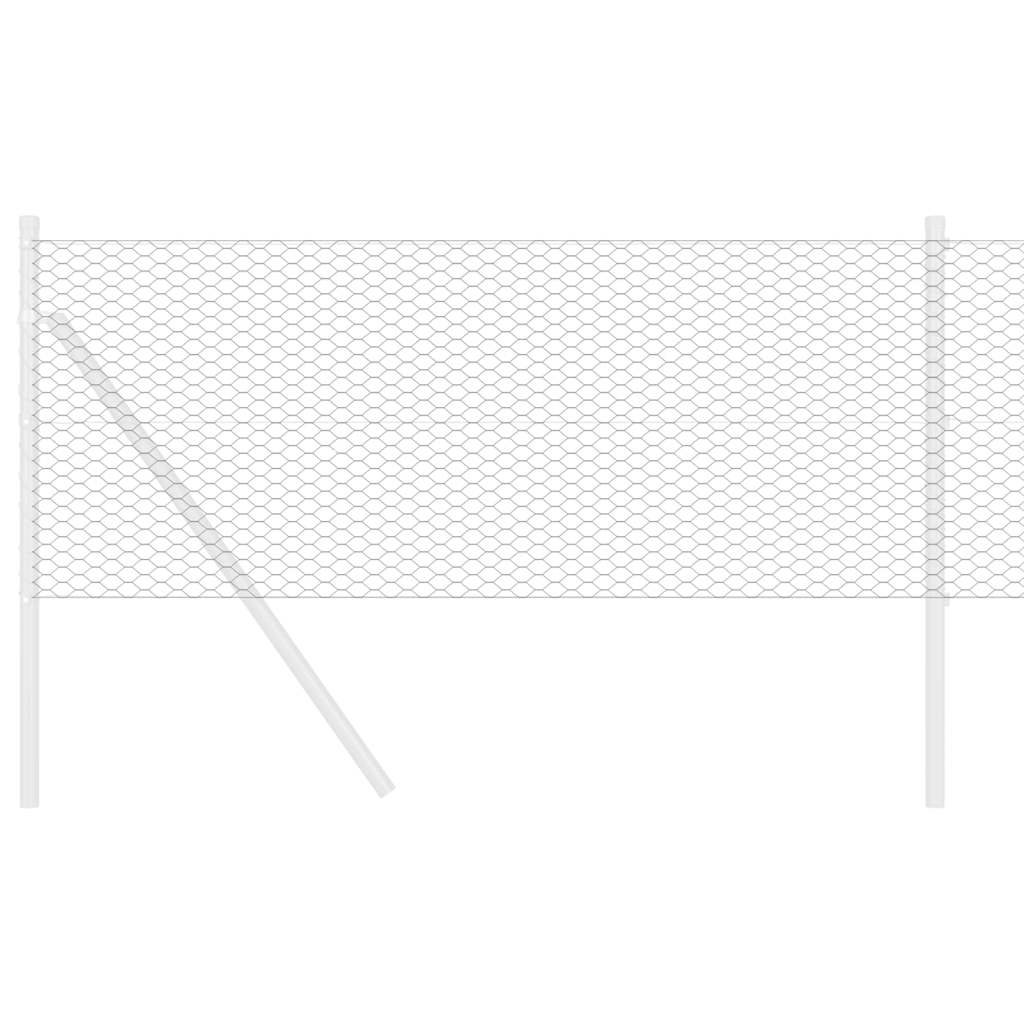 Hexagon Fence Grey 0.6 x 100 m PVC