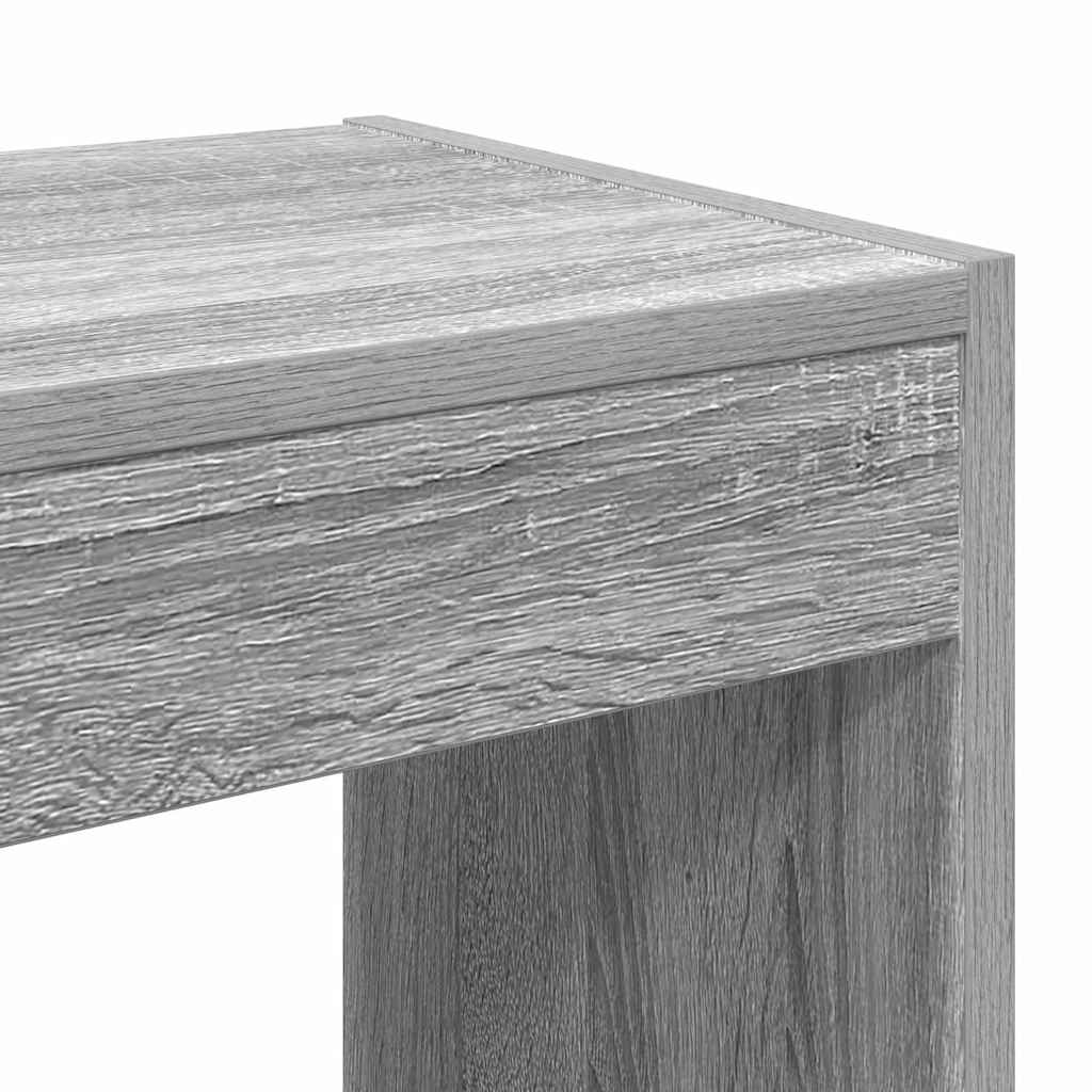 Book Cabinet Grey Sonoma 100 x 30 x 198 cm Engineered Wood