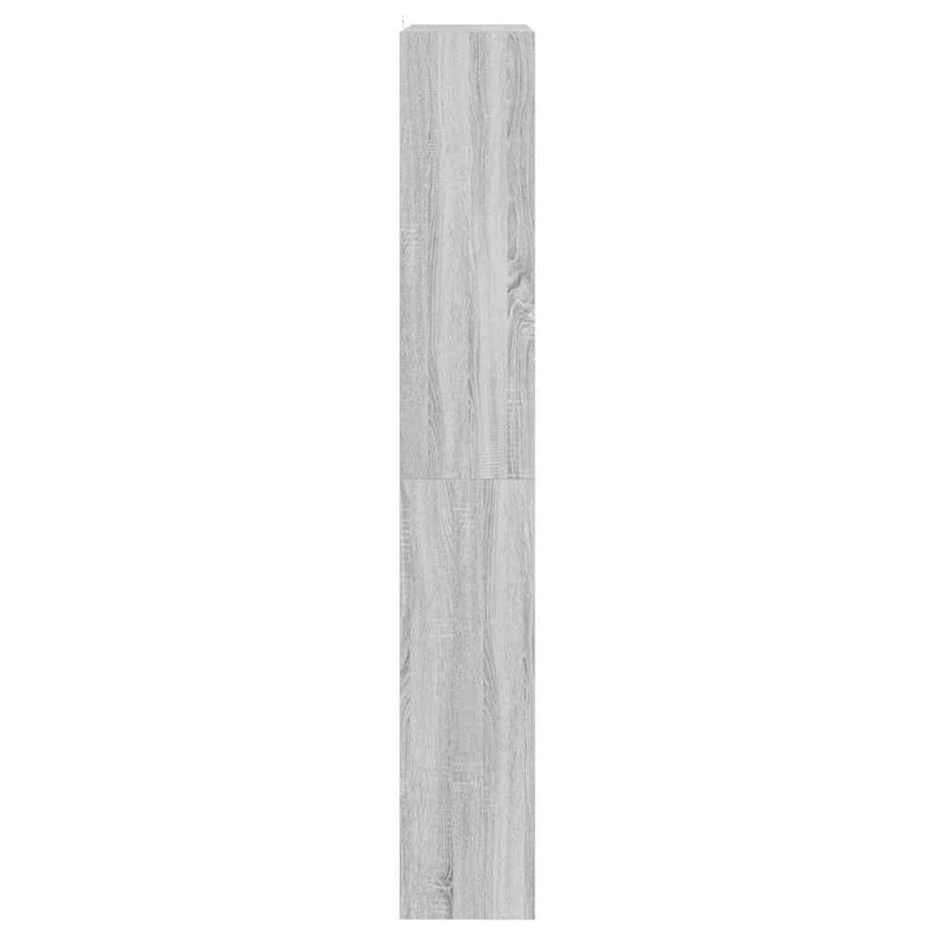 Book Cabinet Grey Sonoma 100 x 30 x 198 cm Engineered Wood