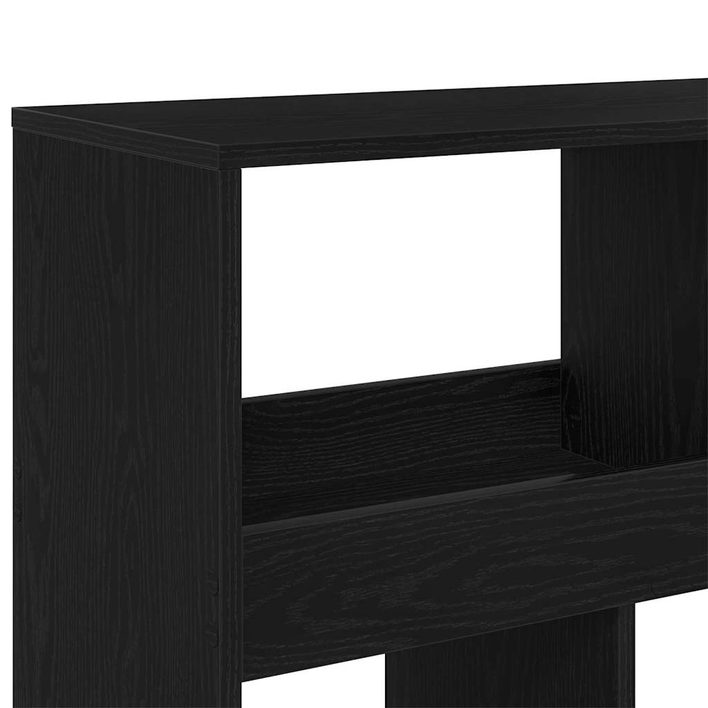 Book Cabinet 2 pcs Black Oak 100 x 33 x 187.5 cm
