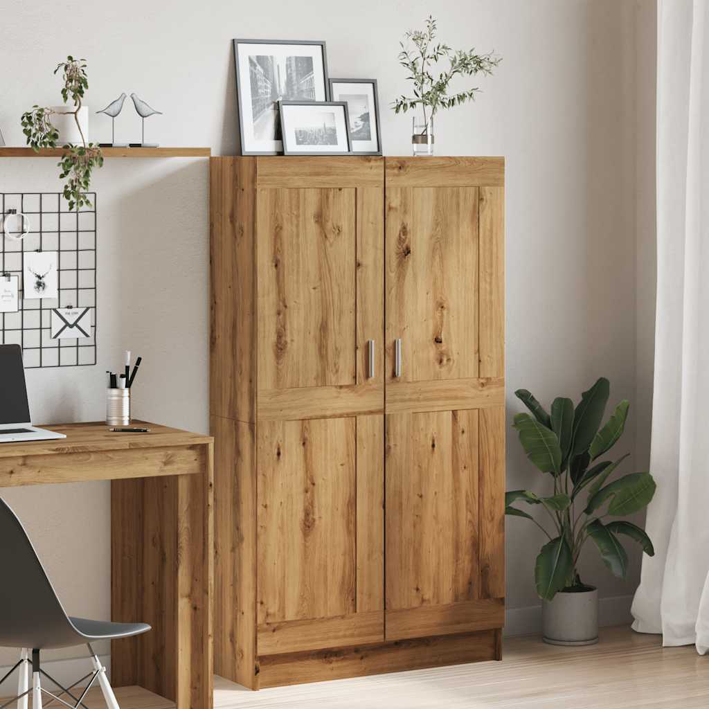 vidaXL Book Cabinet Artisan Oak 82.5x30.5x150 cm Engineered Wood