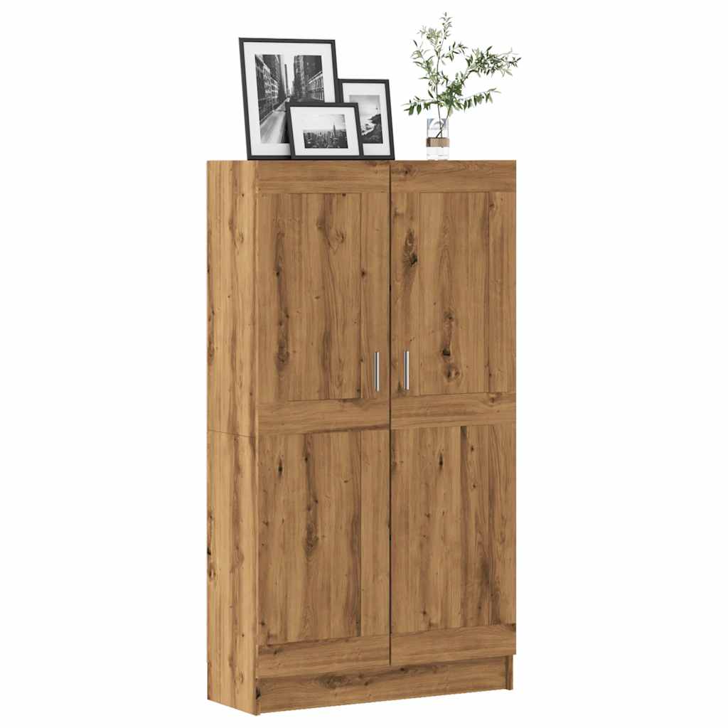 vidaXL Book Cabinet Artisan Oak 82.5x30.5x150 cm Engineered Wood