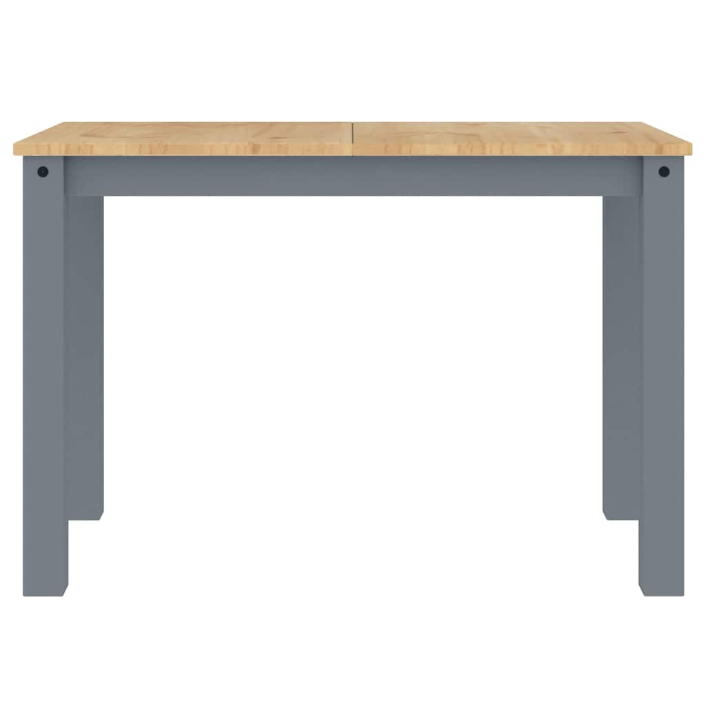 3 Piece Dining Set "PANAMA" Grey Solid Wood Pine