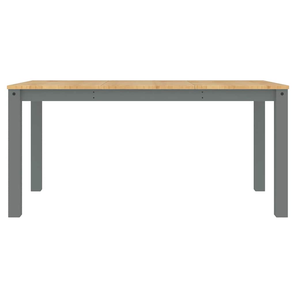 5 Piece Dining Set "PANAMA" Grey Solid Wood Pine