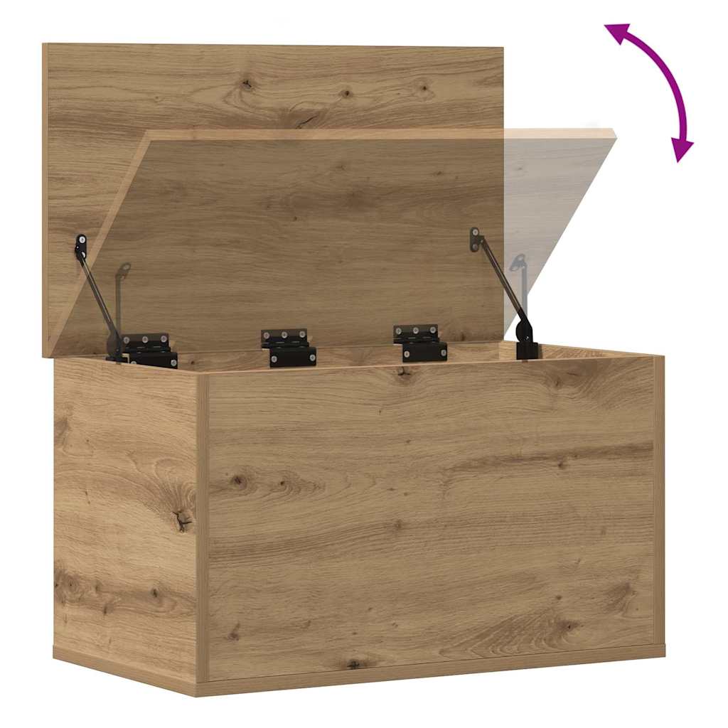 Storage Box Artisan Oak 60 x 35 x 35 cm Engineered Wood