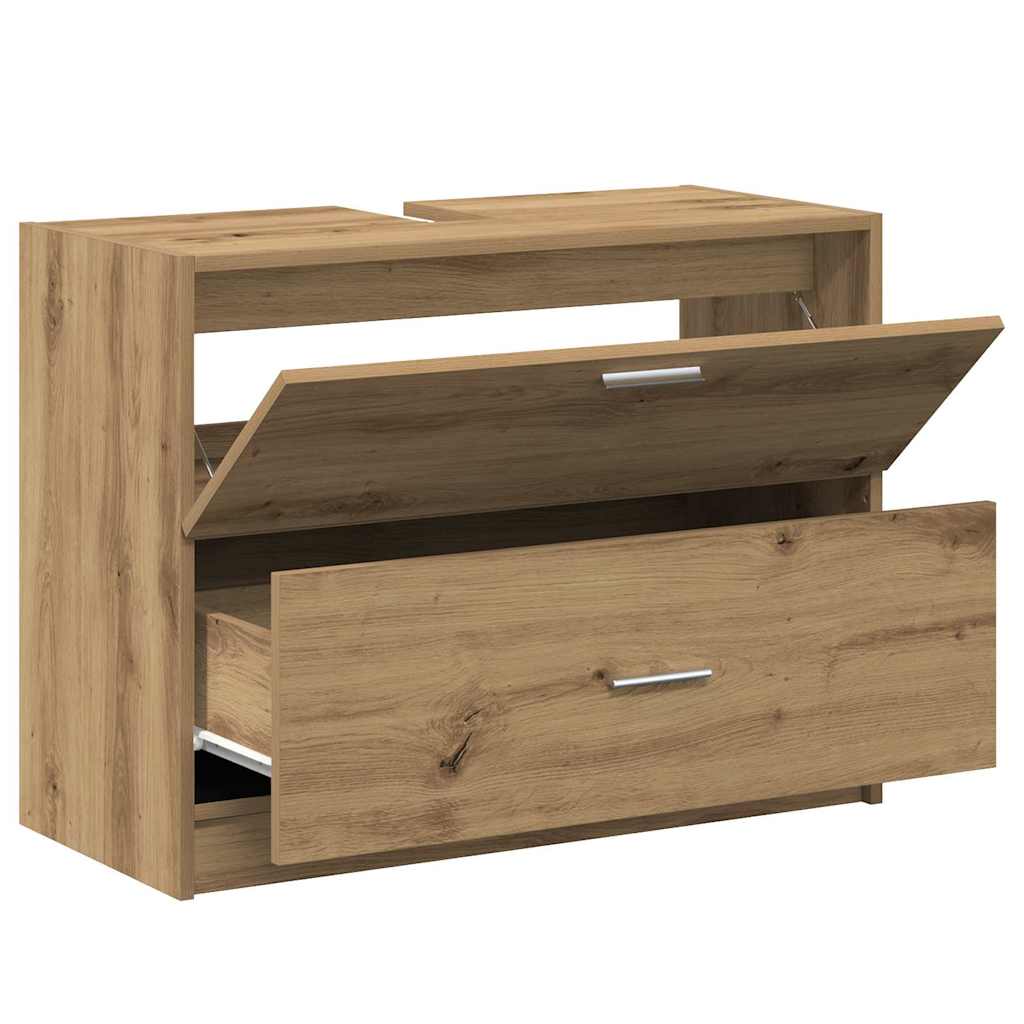Bathroom Cabinet Artisan Oak 78 x 37 x 59 cm Engineered wood