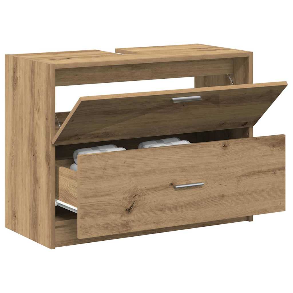 Bathroom Cabinet Artisan Oak 78 x 37 x 59 cm Engineered wood