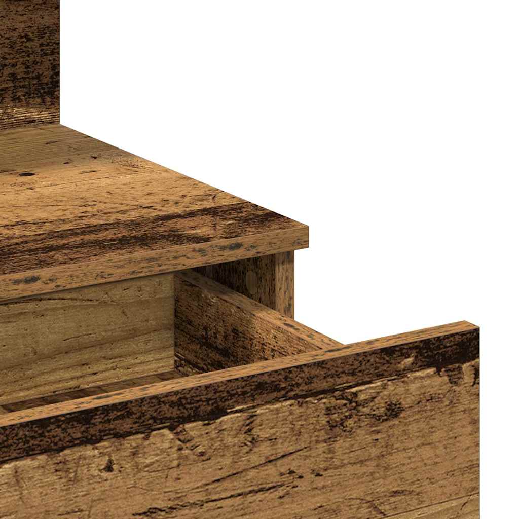 Dressing Table Old Wood 100 x 40 x 130 cm Engineered Wood