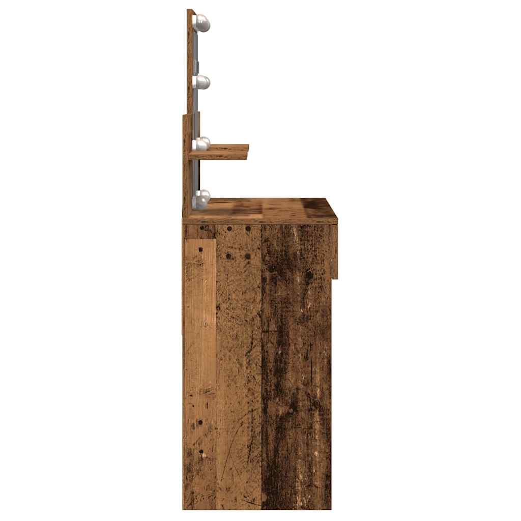 Dressing Table Old Wood 100 x 40 x 130 cm Engineered Wood