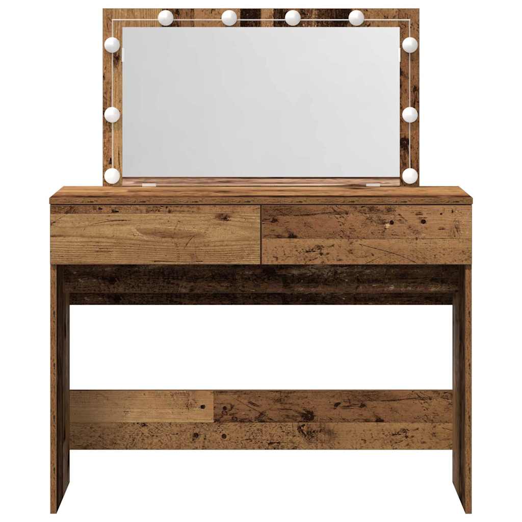 Dressing Table Old Wood 100 x 40 x 120 cm Engineered Wood