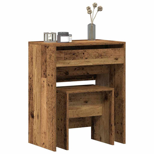 Dressing Table Old Wood 60 x 40 x 75 cm Engineered wood