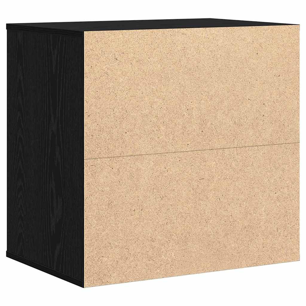 Drawer Cabinet Black 61 x 41 x 58 cm Engineered Wood