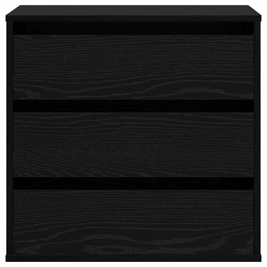 Drawer Cabinet Black 61 x 41 x 58 cm Engineered Wood