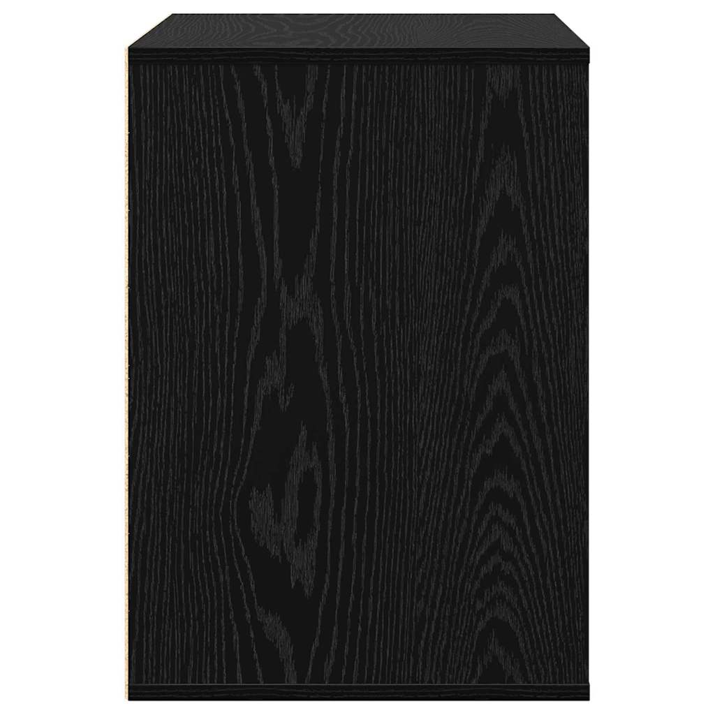 Drawer Cabinet Black 61 x 41 x 58 cm Engineered Wood