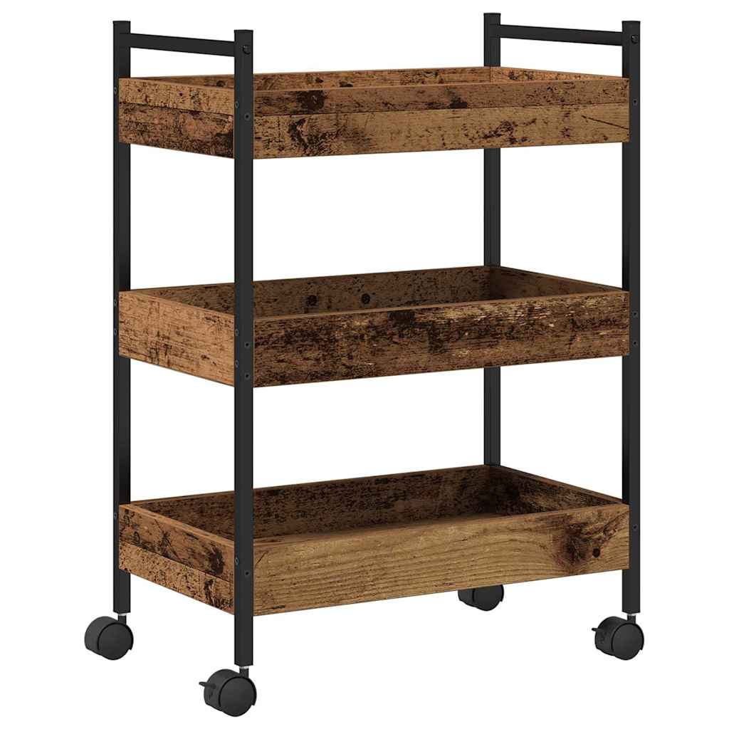 Kitchen Trolley Old wood 50 x 30 x 70 cm Engineered Wood