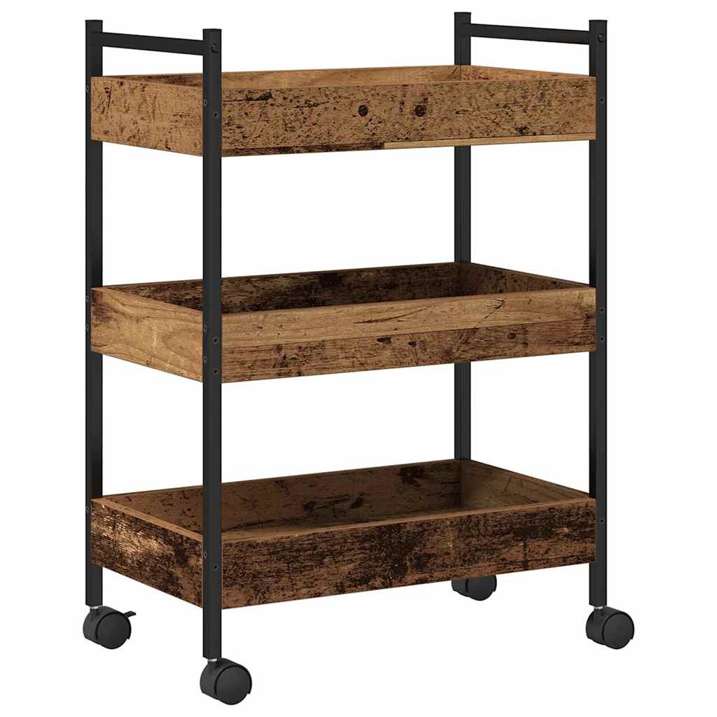 Kitchen Trolley Old wood 50 x 30 x 70 cm Engineered Wood