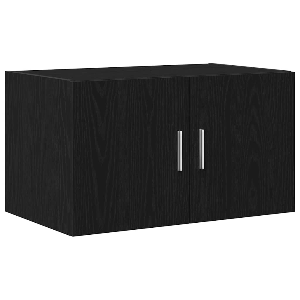 Wall Cabinet Black oak 70 x 42.5 x 40 cm Engineered Wood
