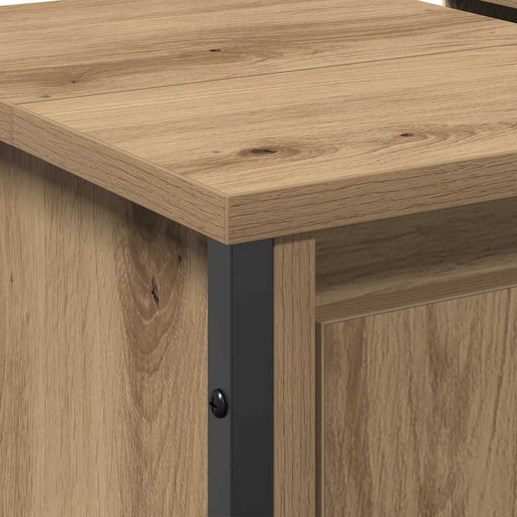 vidaXL Sink Cabinet Artisan Oak 60 x 35 x 60 cm Engineered wood