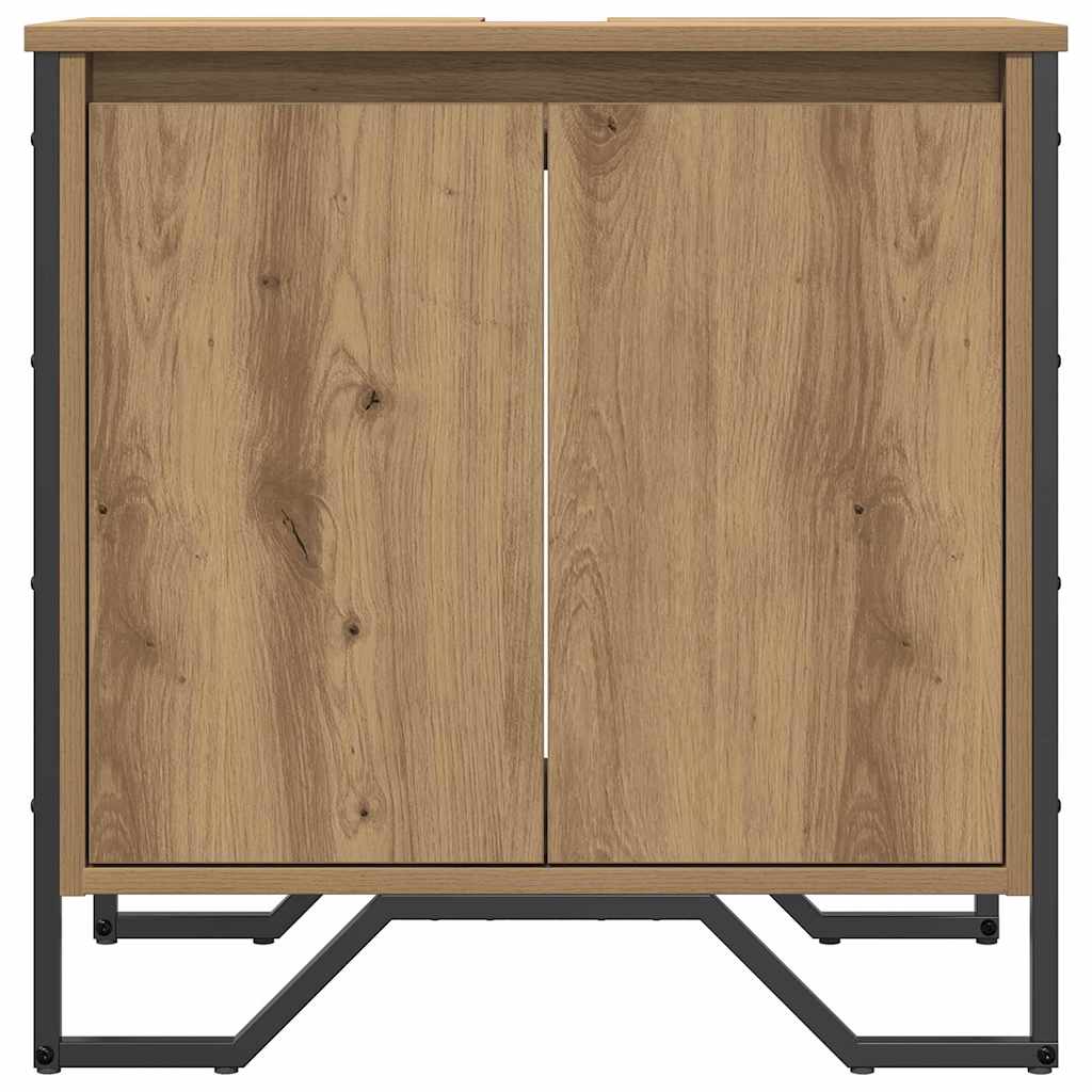 vidaXL Sink Cabinet Artisan Oak 60 x 35 x 60 cm Engineered wood