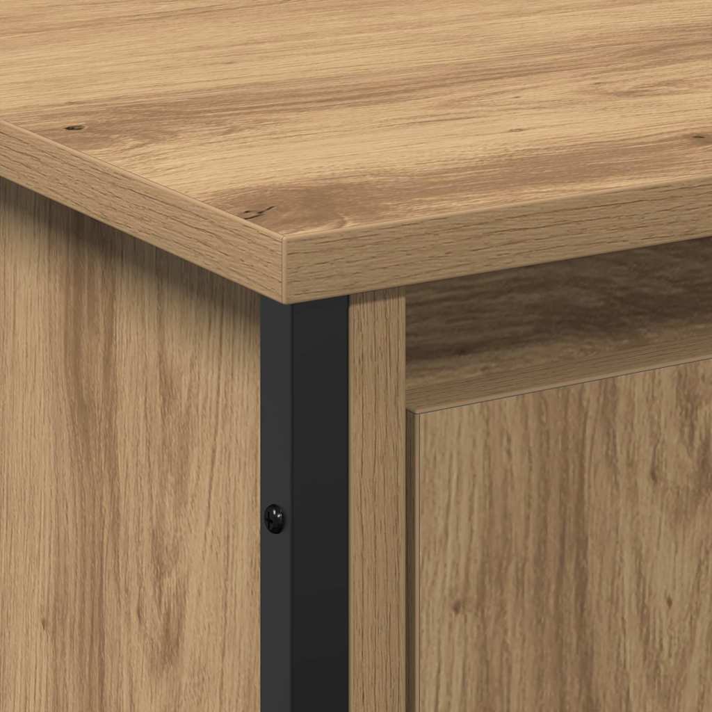 vidaXL Sink Cabinet Artisan Oak 91 x 35 x 60 cm Engineered wood