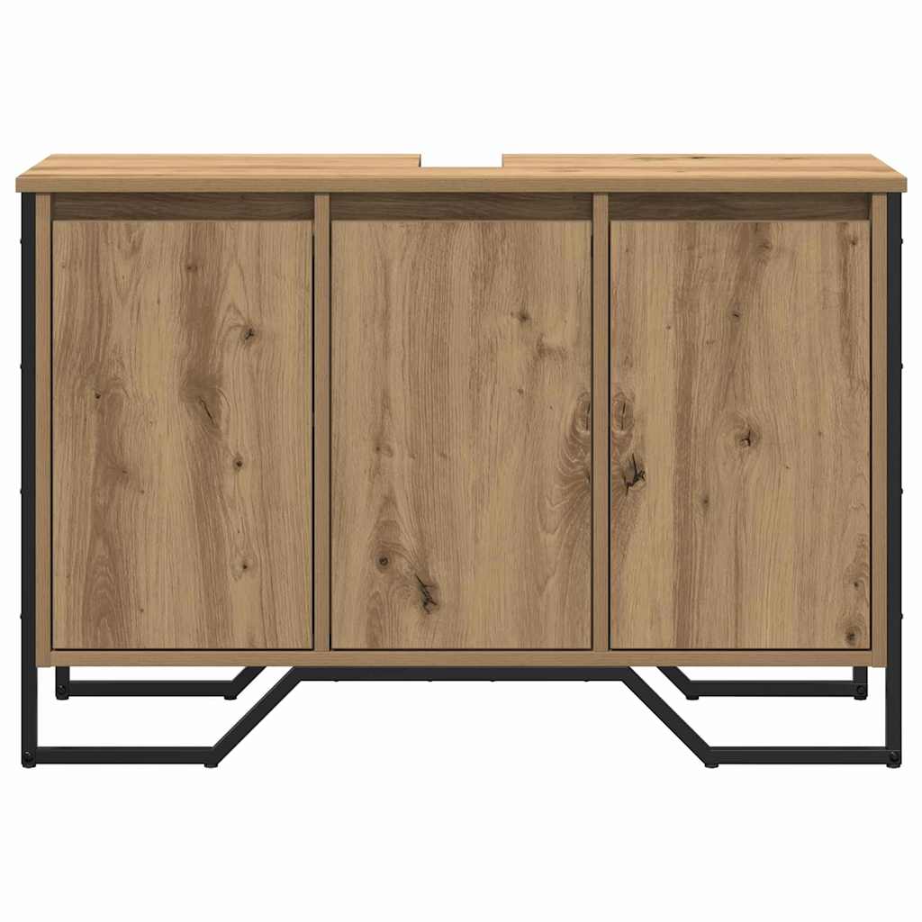 vidaXL Sink Cabinet Artisan Oak 91 x 35 x 60 cm Engineered wood