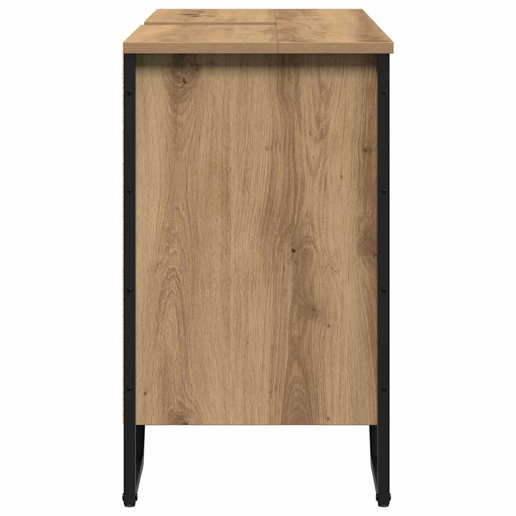 vidaXL Sink Cabinet Artisan Oak 91 x 35 x 60 cm Engineered wood