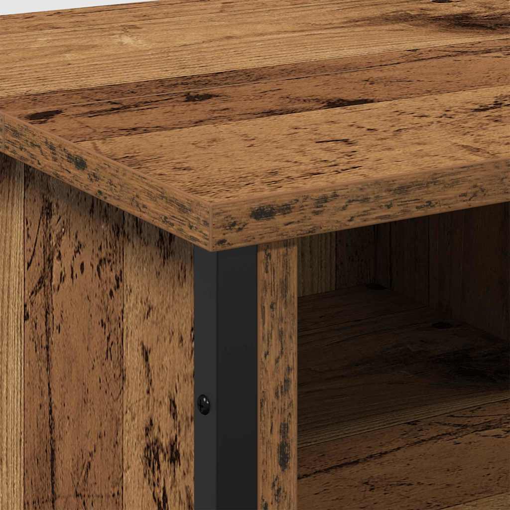 vidaXL Sink Cabinet with Door Old Wood 91 x 35 x 60 cm Engineered wood