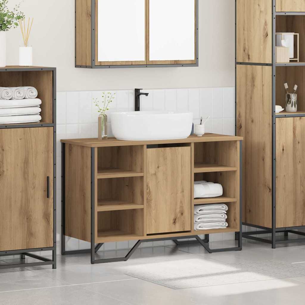 Bathroom Sink Cabinet Artisan Oak 91 x 35 x 60 cm