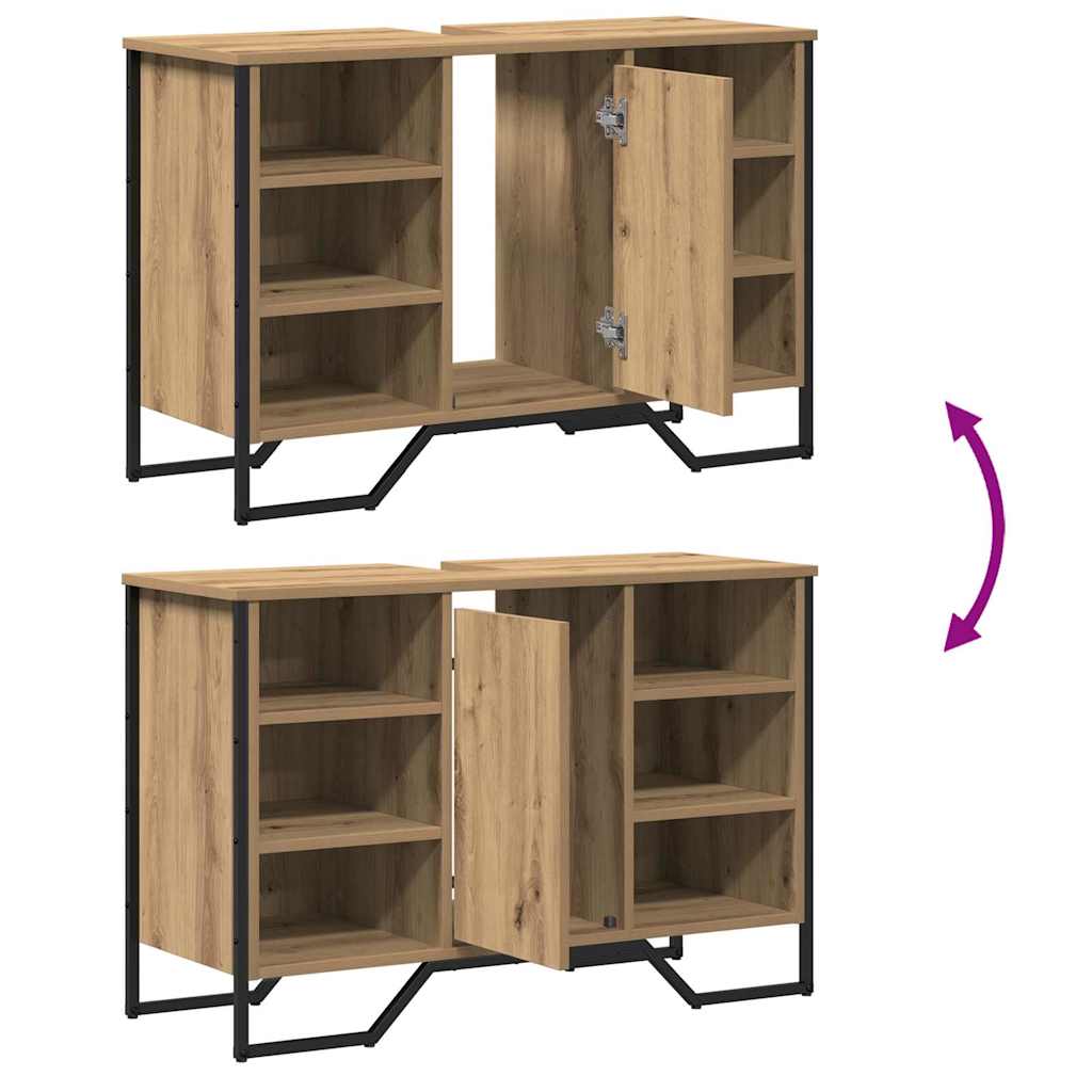 Bathroom Sink Cabinet Artisan Oak 91 x 35 x 60 cm