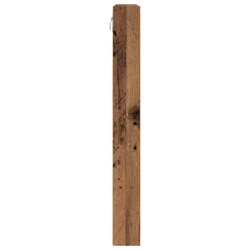 Display Cabinet Old Wood 100 x 8.5 x 75 cm Engineered Wood
