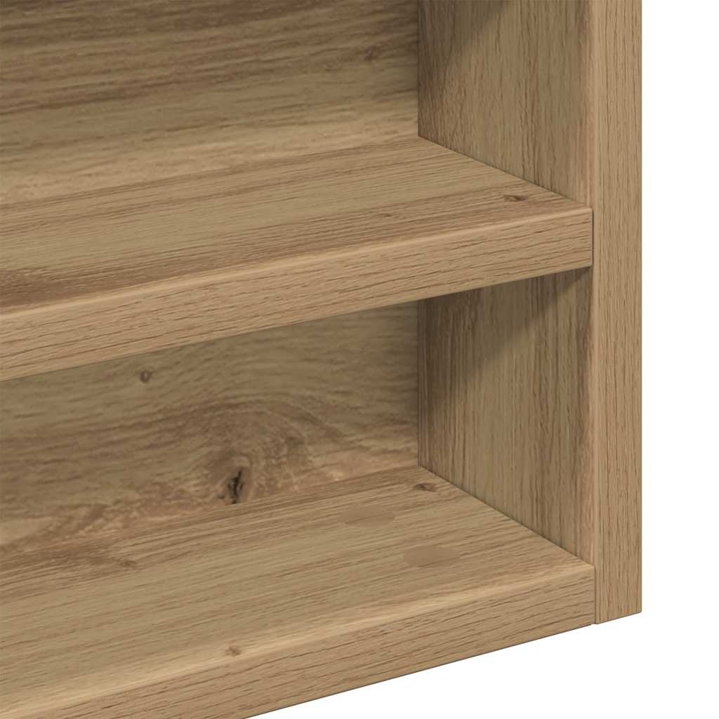 Display Cabinet Wall-Mounted Artisan Oak 100 x 8.5 x 75 cm