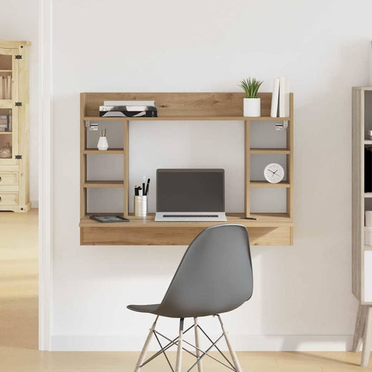 Wall-Mounted Desk Artisan oak Engineered wood 105 x 48 x 75 cm