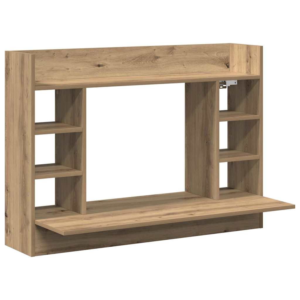 Wall-Mounted Desk Artisan oak Engineered wood 105 x 48 x 75 cm