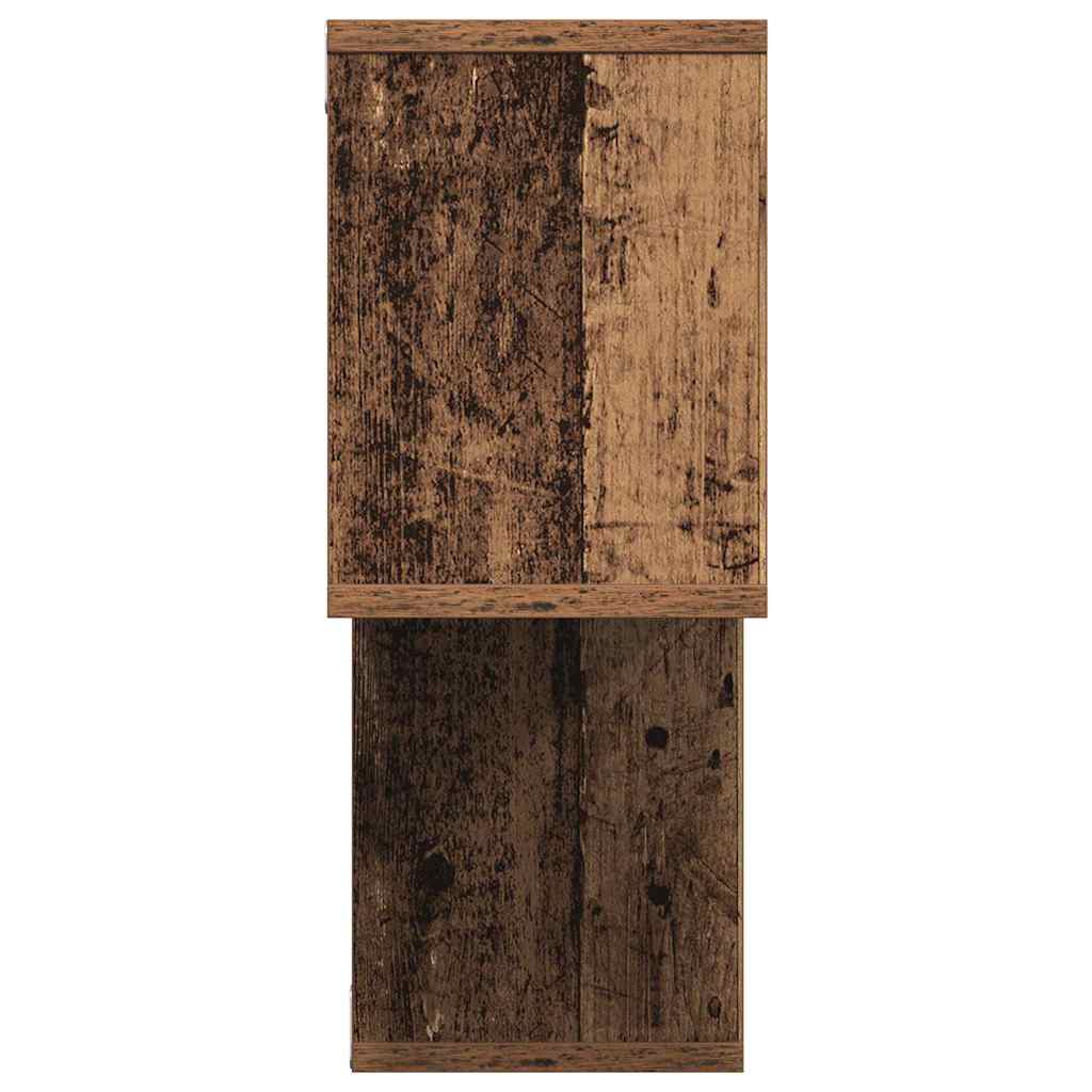 Wall Shelf with Shelf Wall-mounted Brown Engineered Wood