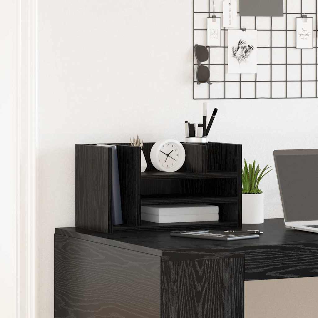 Desk Organiser Old Wood 44.5 x 24 x 25 cm Engineered Wood