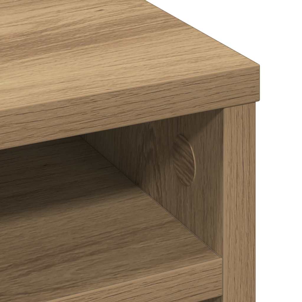 Desk Organiser Artisan Oak 36 x 26 x 29.5 cm Engineered Wood